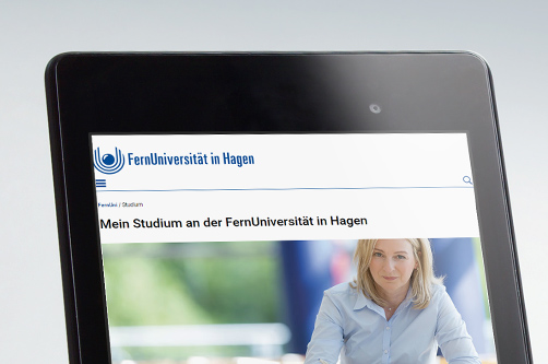 Tablet mit einem Screenshot.
